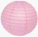 Lampion "Rund" 40cm in rosa